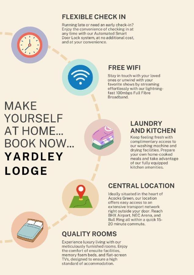 Yardley Lodge برمنغهام المظهر الخارجي الصورة